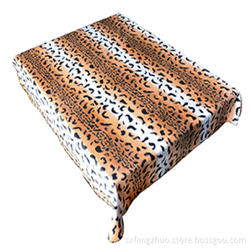 super soft twin size polar fabric zebra fleece blanket
